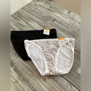 Jenni (2) Colored/Leopard Print Cotton Panties